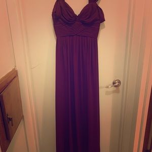 Burgundy Bridesmaid Dress
